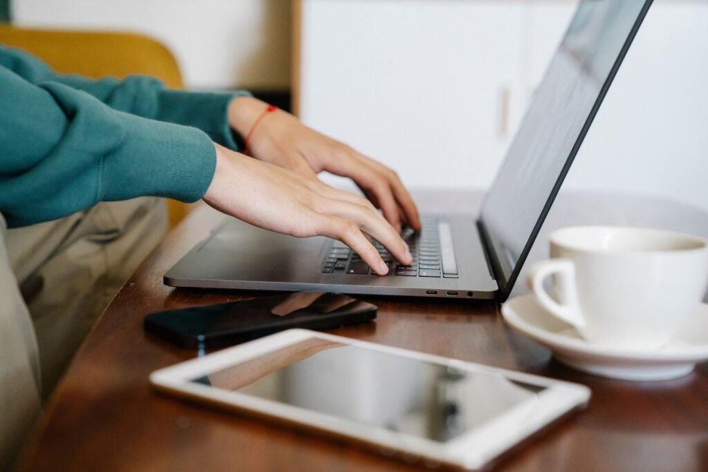 An entrepreneur is using her digital grants and business loan together